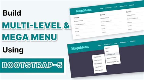 bootstrap mega menu codepen|Responsive Mega Menu .
